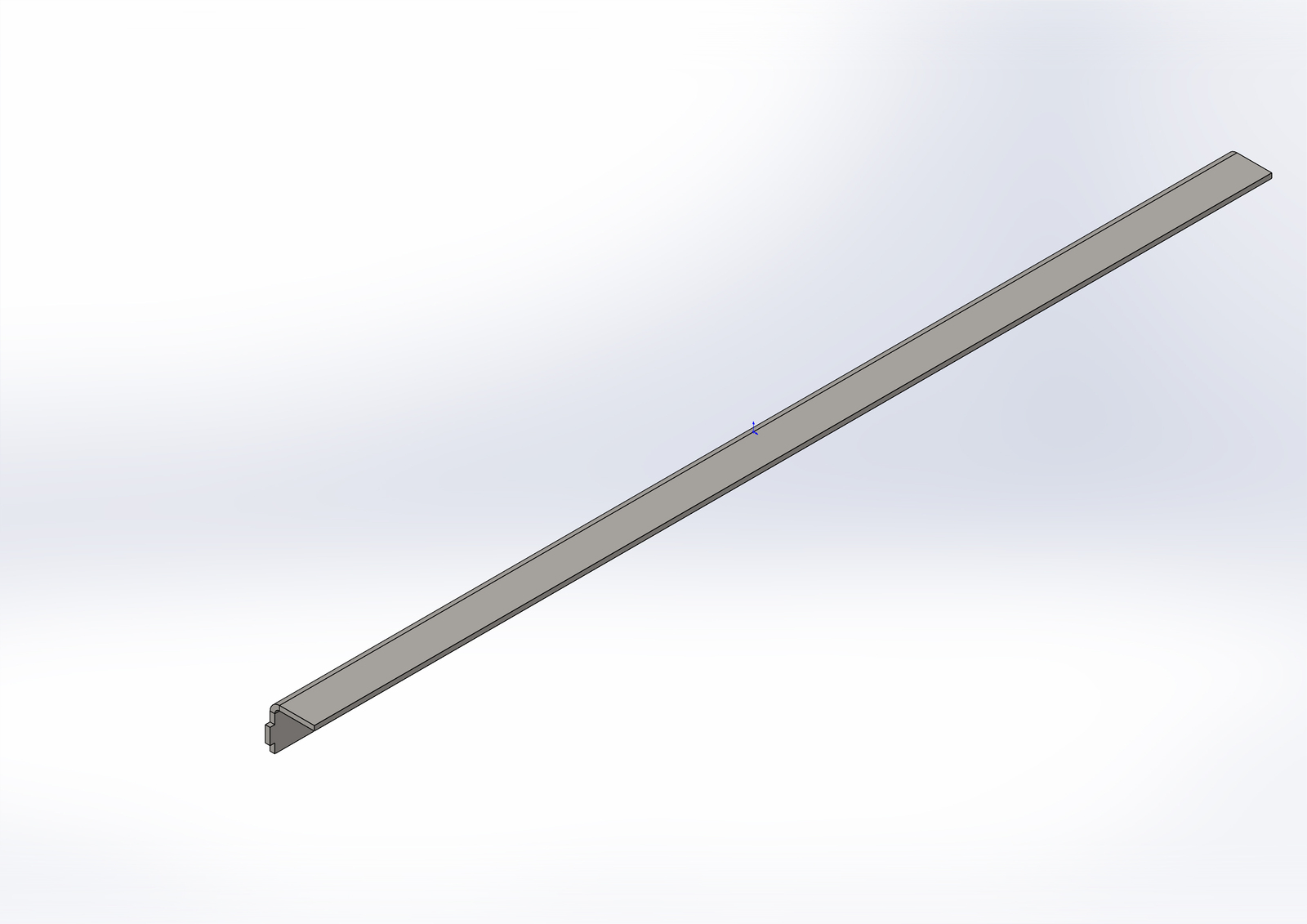 Slide angle iron 25x25x3mm